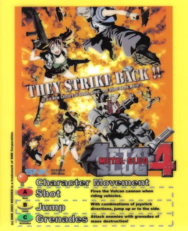 Metal Slug 4 mini marquee